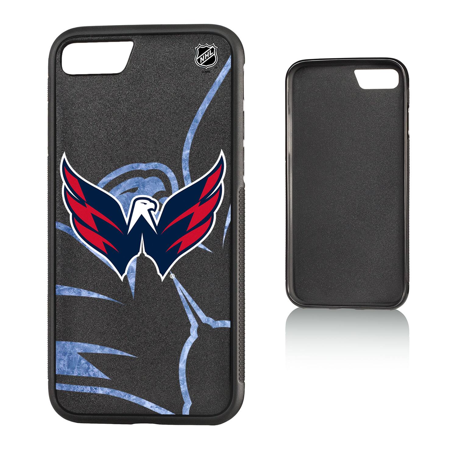 Alt View 2. Keyscaper - Washington Capitals iPhone Tilt Bump Ice Case - 16 Pro Max - Multicolor.