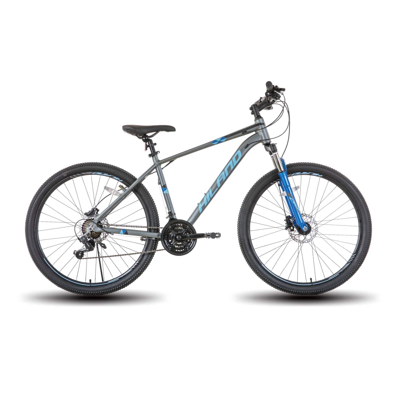 HILAND - Slycan 27.5 inch Mountain Bike for Men Women - 21 Speeds- Hydraulic Brake - Blue