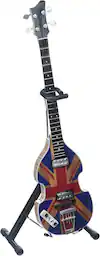 The Beatles - Axe Heaven Fab Four Union Jack Mini Violin Bass PM-100 - Collectibles