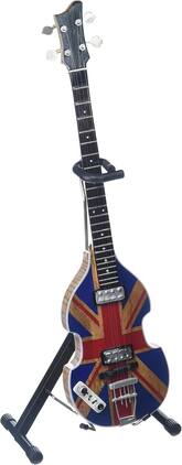 The Beatles - Axe Heaven Fab Four Union Jack Mini Violin Bass PM-100 - Collectibles - Multicolor