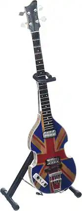Front. Axe Heaven - The Beatles - Axe Heaven Fab Four Union Jack Mini Violin Bass PM-100 - Collectibles - Multicolor.