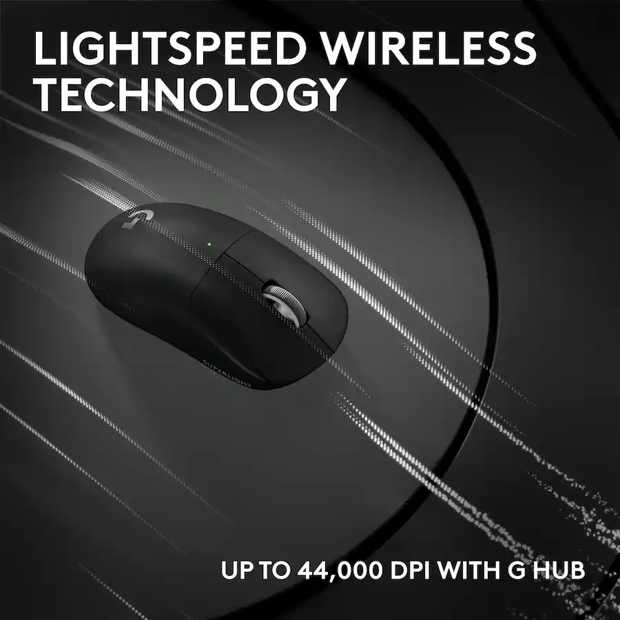 Logitech PRO X SUPERLIGHT 2c LIGHTSPEED Lightweight Compact Wireless ...