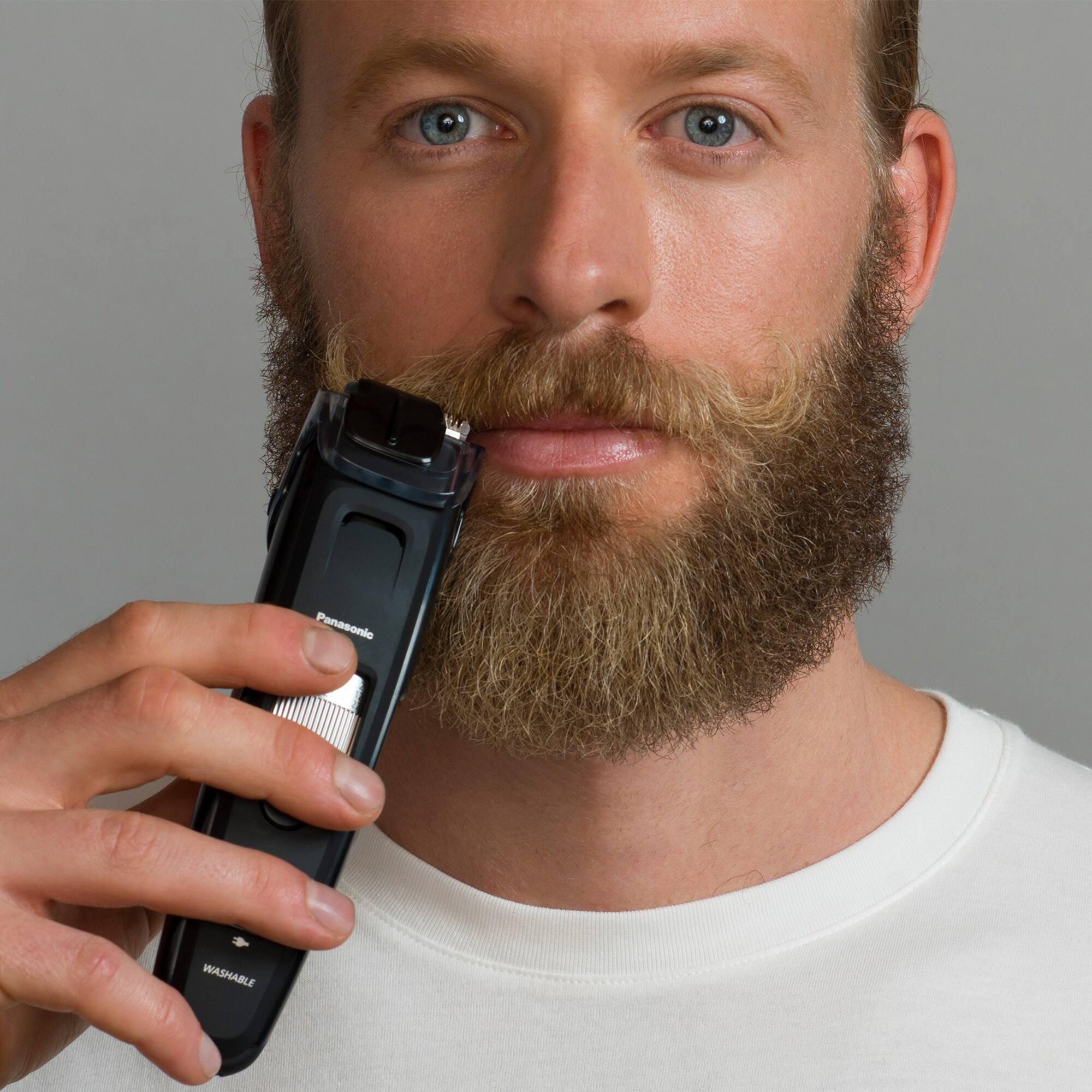 Alt View 12. Panasonic - ER-GB96-K Rechargeable Beard Trimmer with 4 Attachments Wet/Dry - Black.