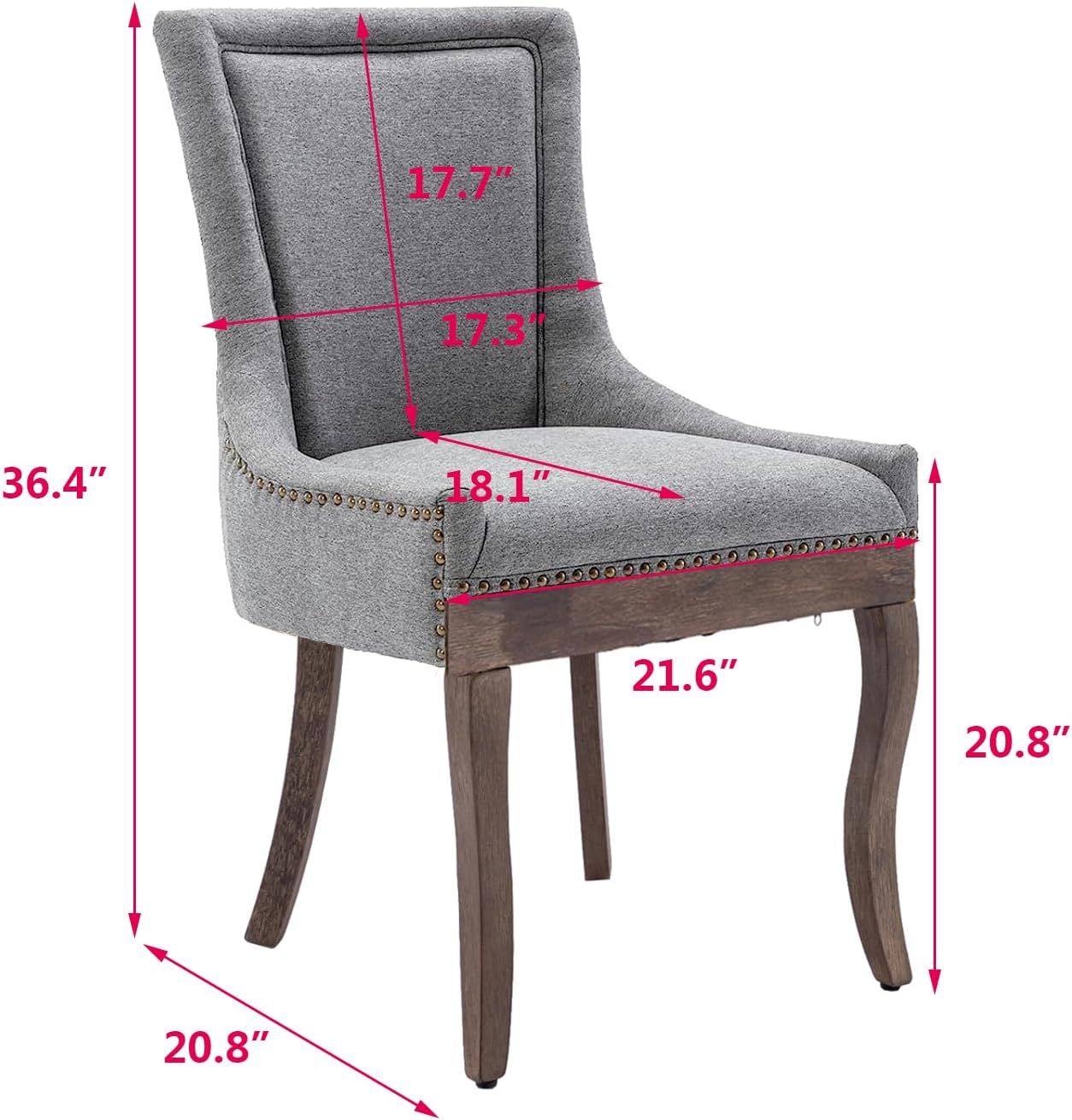 17.7"  
17.3"  
36.4"  
18.1"  
21.6"  
20.8"  
20.8"