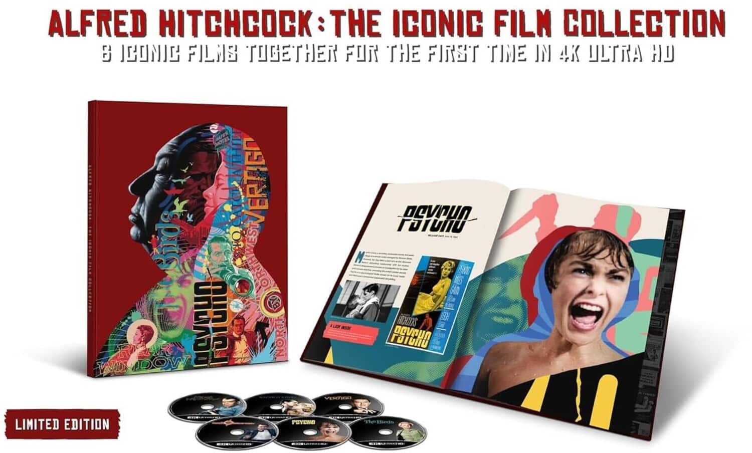 Alfred Hitchcock: The Iconic Film Collection  - 4K Blu-Ray