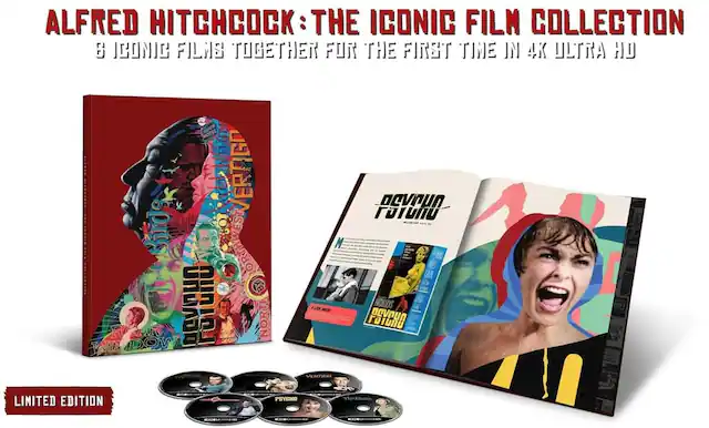 Front. Alfred Hitchcock: The Iconic Film Collection - 4K Blu-Ray.