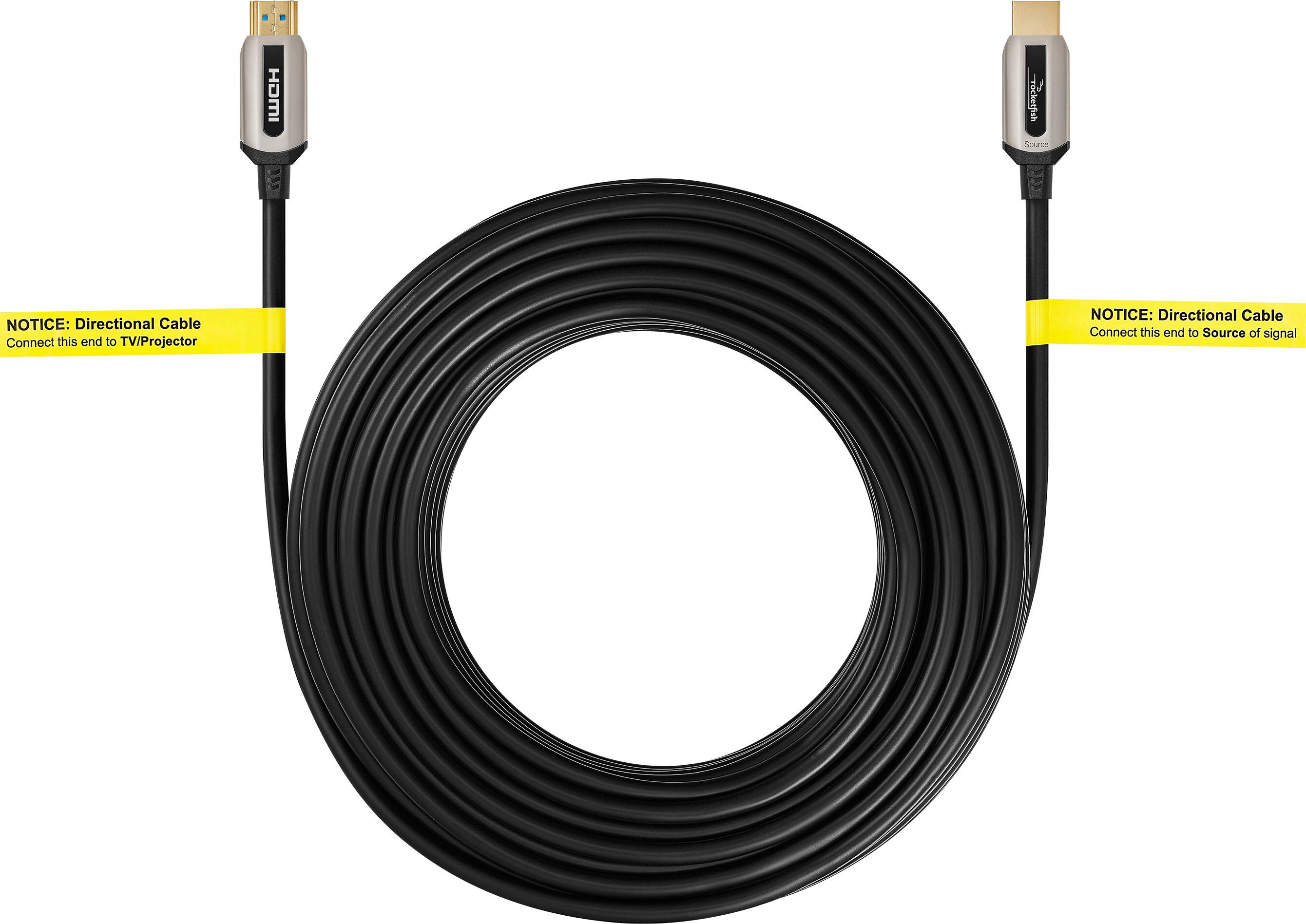 IWCH / rocketfish Source NOTICE: Directional Cable Connect this end to TV/Projector NOTICE: Directional Cable Connect this end to Source of signal