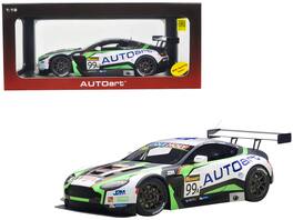 Autoart - Aston Martin V12 Vantage Bathurst 12hour Endurance Race 2015 #99 JM. Merlin / J. Venter / F. Yu 1/18 - Black And Green And White