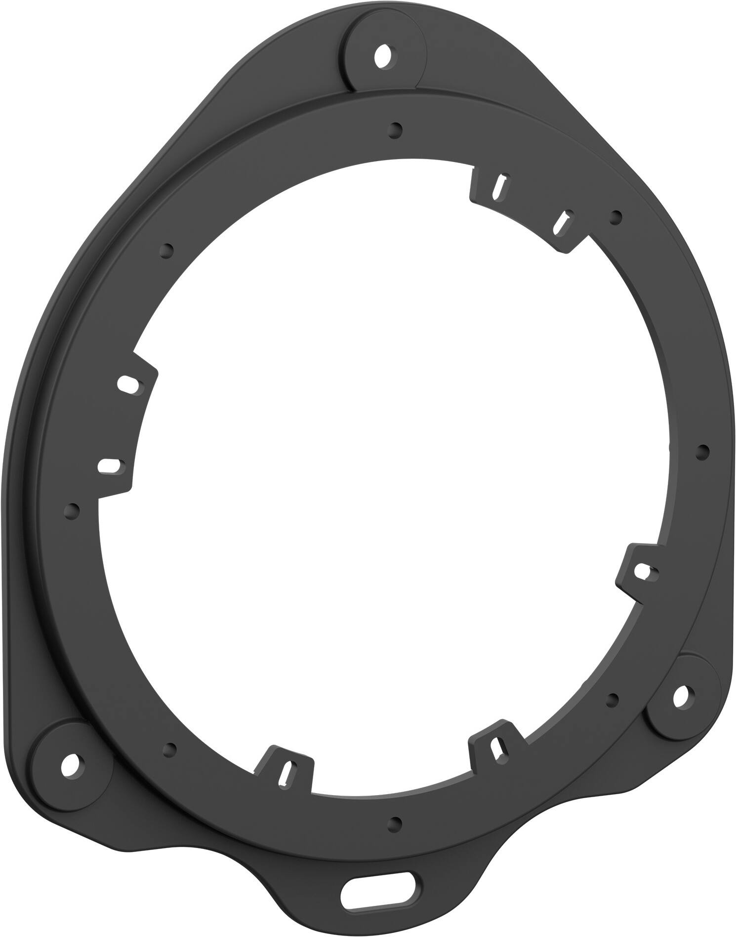 Angle. Metra - Premium Speaker Adapter Plate for Select AUDI 2018-2024 Vehicles (2-Pack) - Multi.