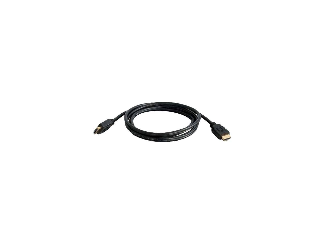 Alt View 3. Cables to Go - C2G 50609 HDMI Cable with Ethernet for 4K, 5ft (Black) - Black.