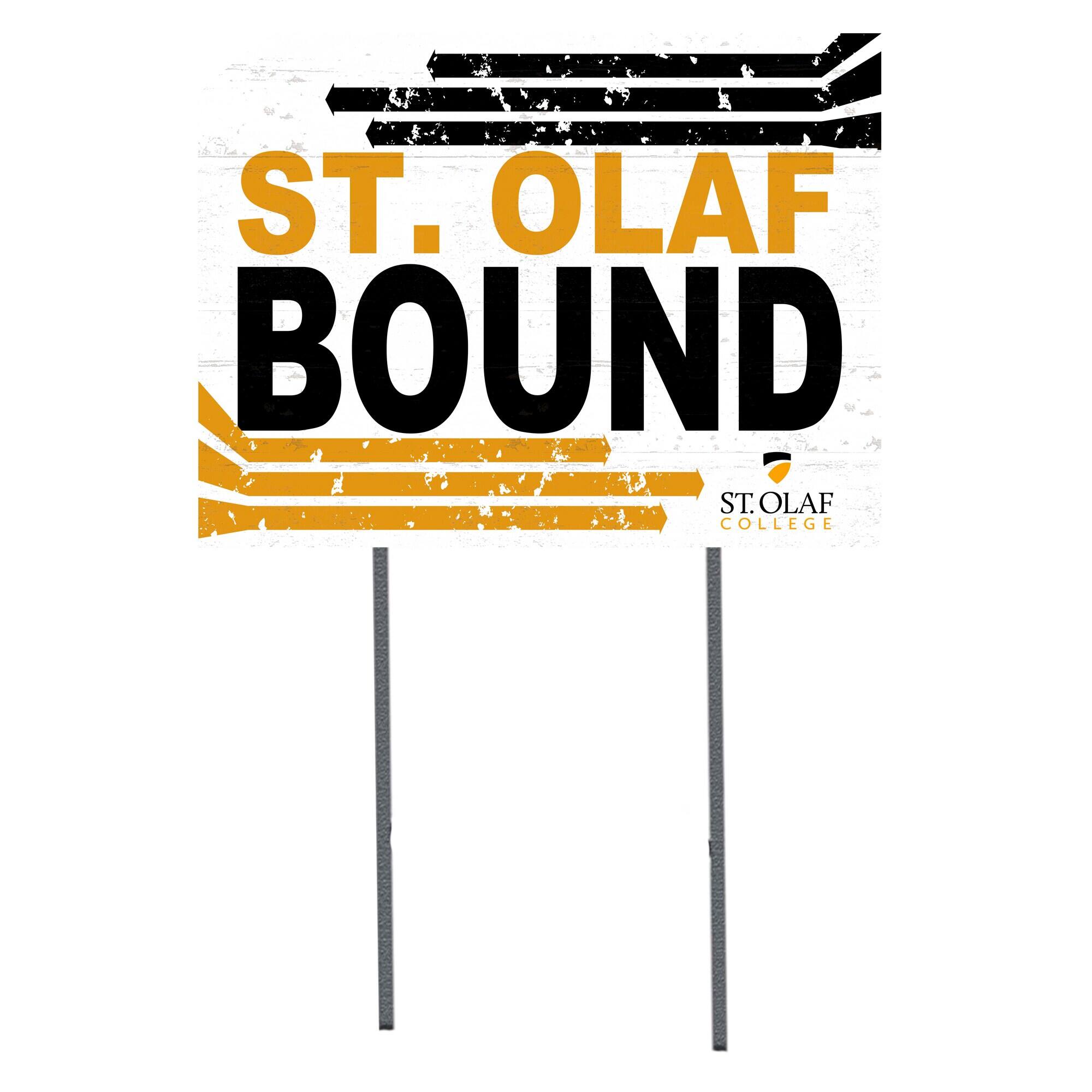 White St. Olaf Oles 18" x 24" Bound Yard Sign