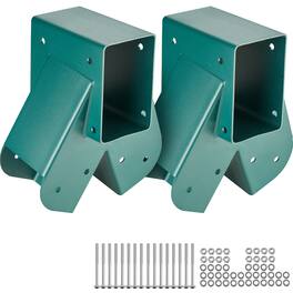VEVOR - A-Frame Middle Swing Set Brackets, Heavy Duty Carbon Steel Swing with Mounting Hardware - Green