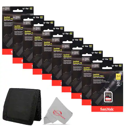 SanDisk Extreme PRO
SDXC™ UHS-I Card
Extreme performance with SanDisk® QuickFlow™
Performance extérieure avec SanDisk® QuickFlow™
UHS Speed Class 3 (U3)
V30
4K UHD
64 GB
200 MB/s
SanDisk
TED'S Electronics