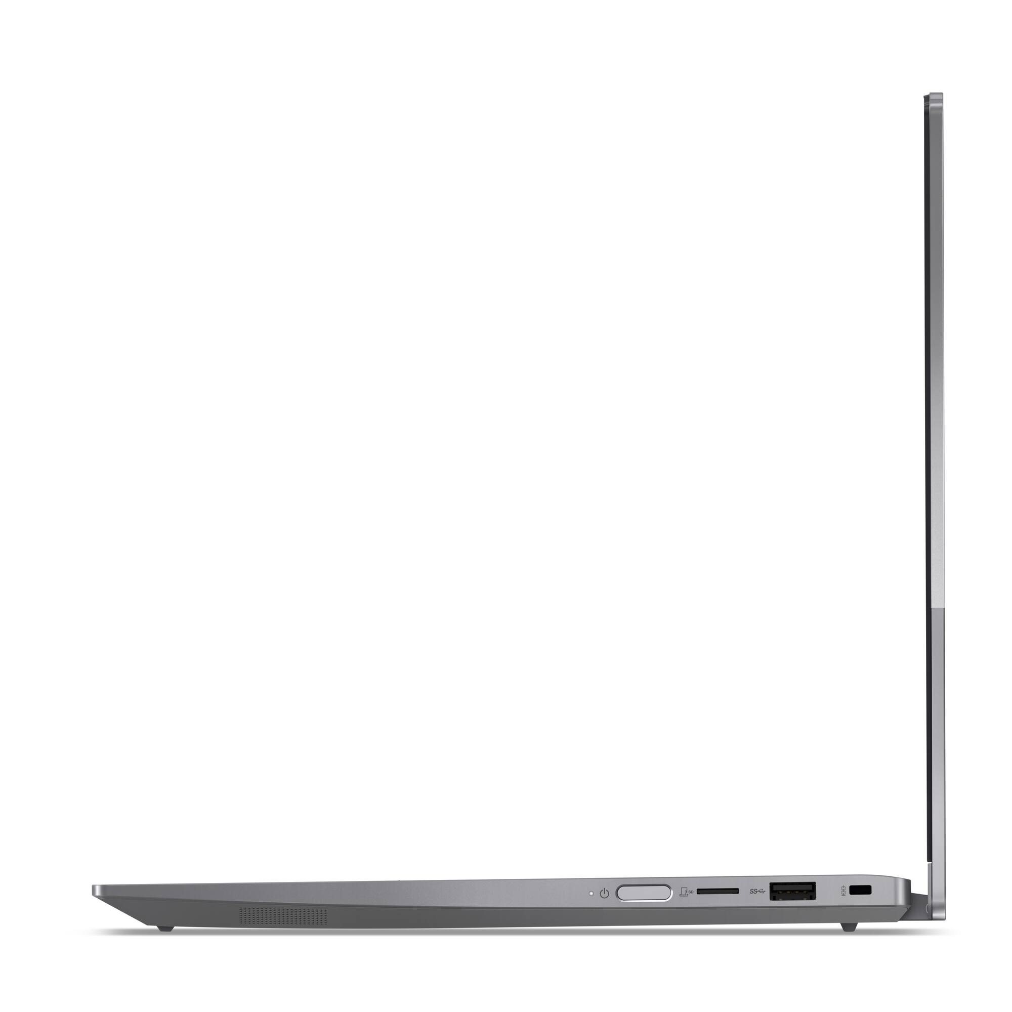 Alt View 3. Lenovo - ThinkBook 14 2-in-1 G4 14" 2K LCD Touch-Screen Laptop - Core Ultra 7 with 16GB Memory - 512GB SSD - Luna Gray.