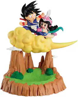 Bandai - Son Goku & Chichi - Fantastic Adventure 2 - Dragon Ball - 5.9" Ichibansho Figure