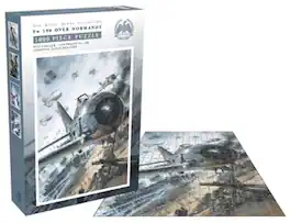 PopMarket - Fw 190 Over Normandy: Bellica Military Range (1000 Piece Jigsaw Puzzle) - GAMES (MISC) - Multicolor