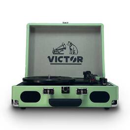 Victor Audio - Victor Metro Plus Portable Dual Bluetooth® Suitcase Turntable - Mint