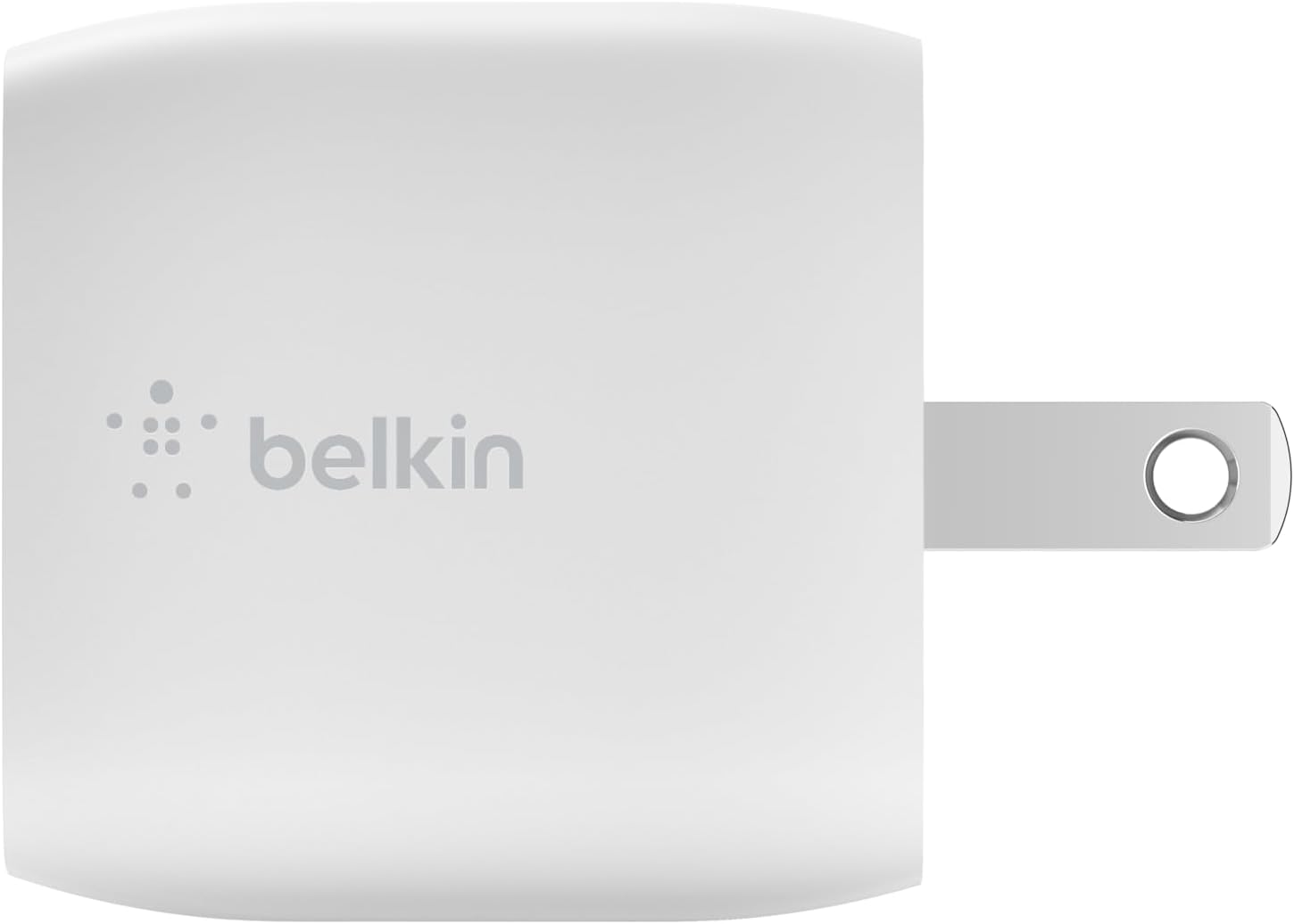 Left. Belkin - Belkin BOOST CHARGE Power Adapter WCH001dq1MWHB6 - White.