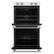 Alt View 1. Forno Appliances - Vomero 30" Electric Convection Double Wall Oven - White.
