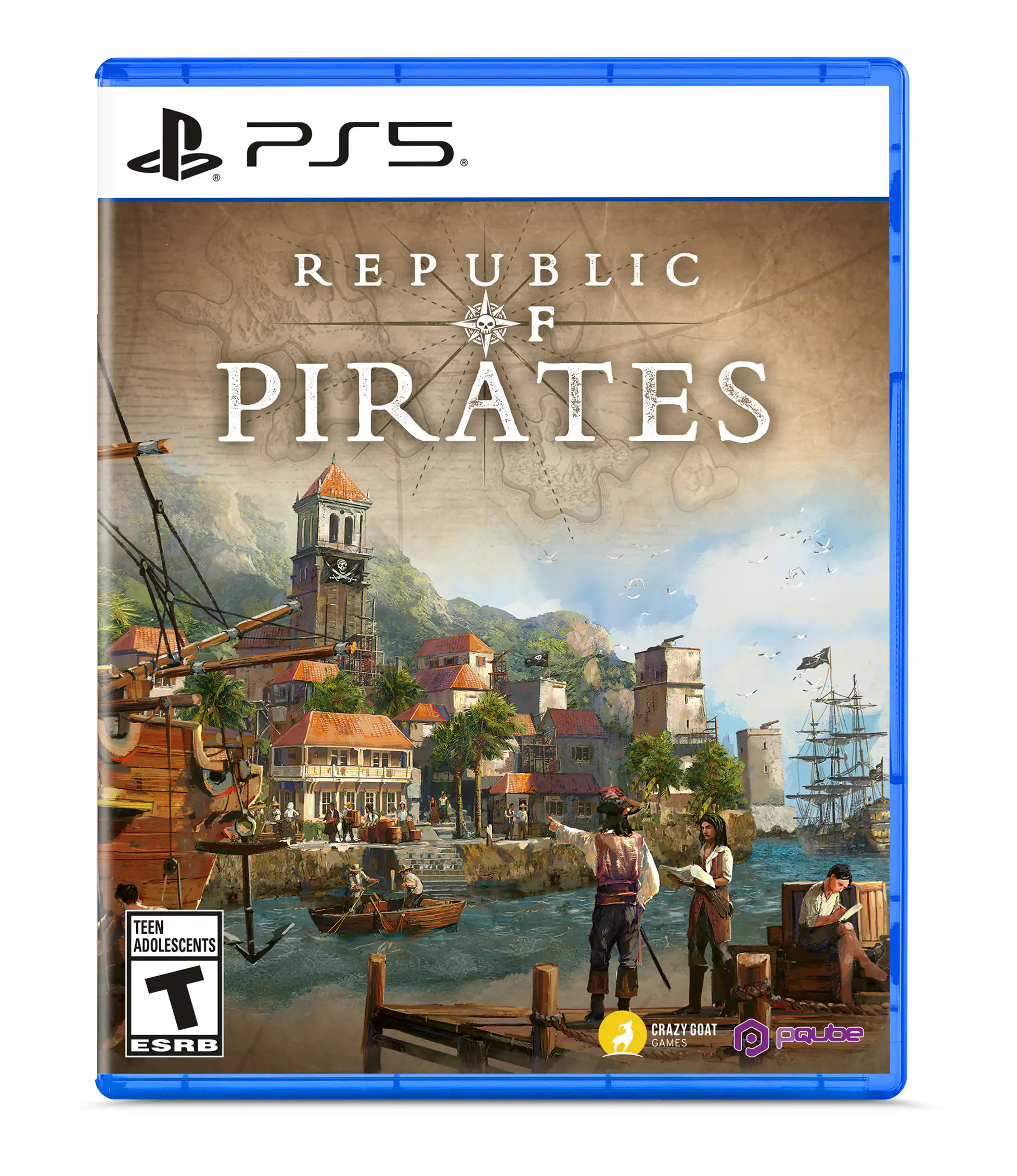 PS5, REPUBLIC OF PIRATES, TEEN ADOLESCENTS T ESRB, CRAZY GOAT GAMES, paube - T (Teen 13+)