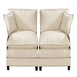 Loheer - Cloud Sofa 2 Seater Beige Sectional Modern Apartment Couch - Beige