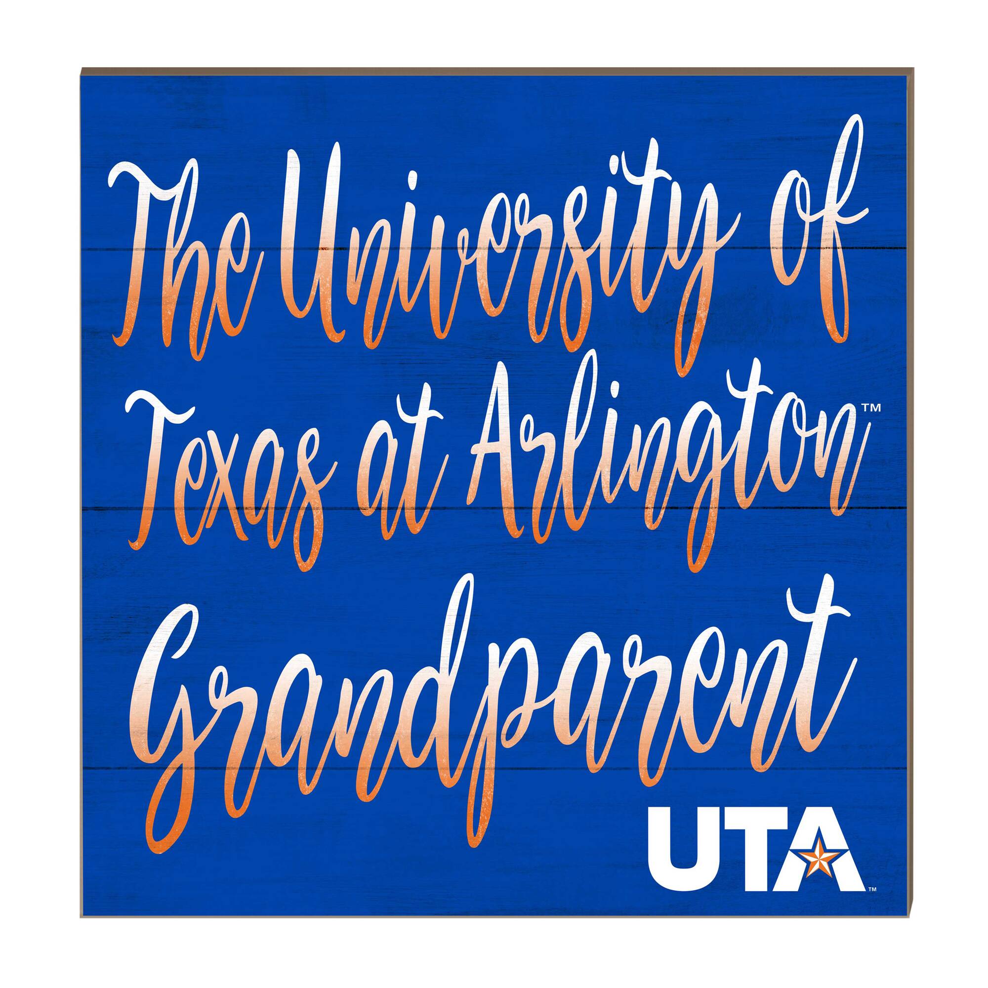 UT Arlington Mavericks 10'' x 10'' Grandparent Plaque