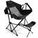 Alt View 17. Costway - Hammock Camping Chair w/ Retractable Footrest & Carrying Bag for Camping Picnic - Black.