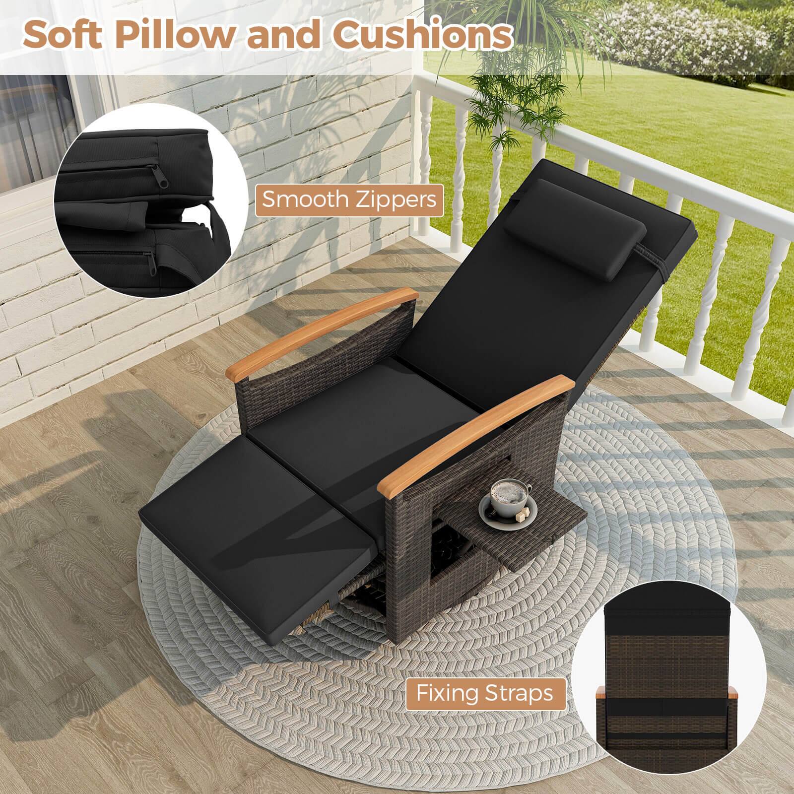 Soft Pillow and Cushions, Smooth Zippers, Fixing Straps