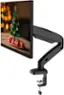 Angle. ACGAM - Single Monitor Arm, Fully Adjustable Spring-Assisted Monitor Desk Mount for Computer Screen 17-32 Inch and 4.4-19.8 lbs - Matte Black.