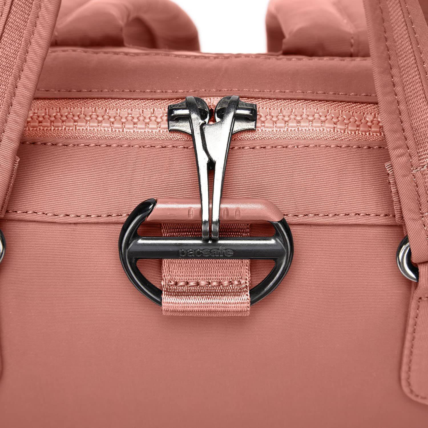 Alt View 5. Pacsafe - Pacsafe Citysafe CX mini backpack (Econyl Rose) - Econyl Rose.