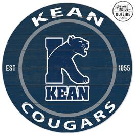 Jardine - Kean University Cougars 20'' x 20'' Indoor/Outdoor Team Color Circle Sign - Navy