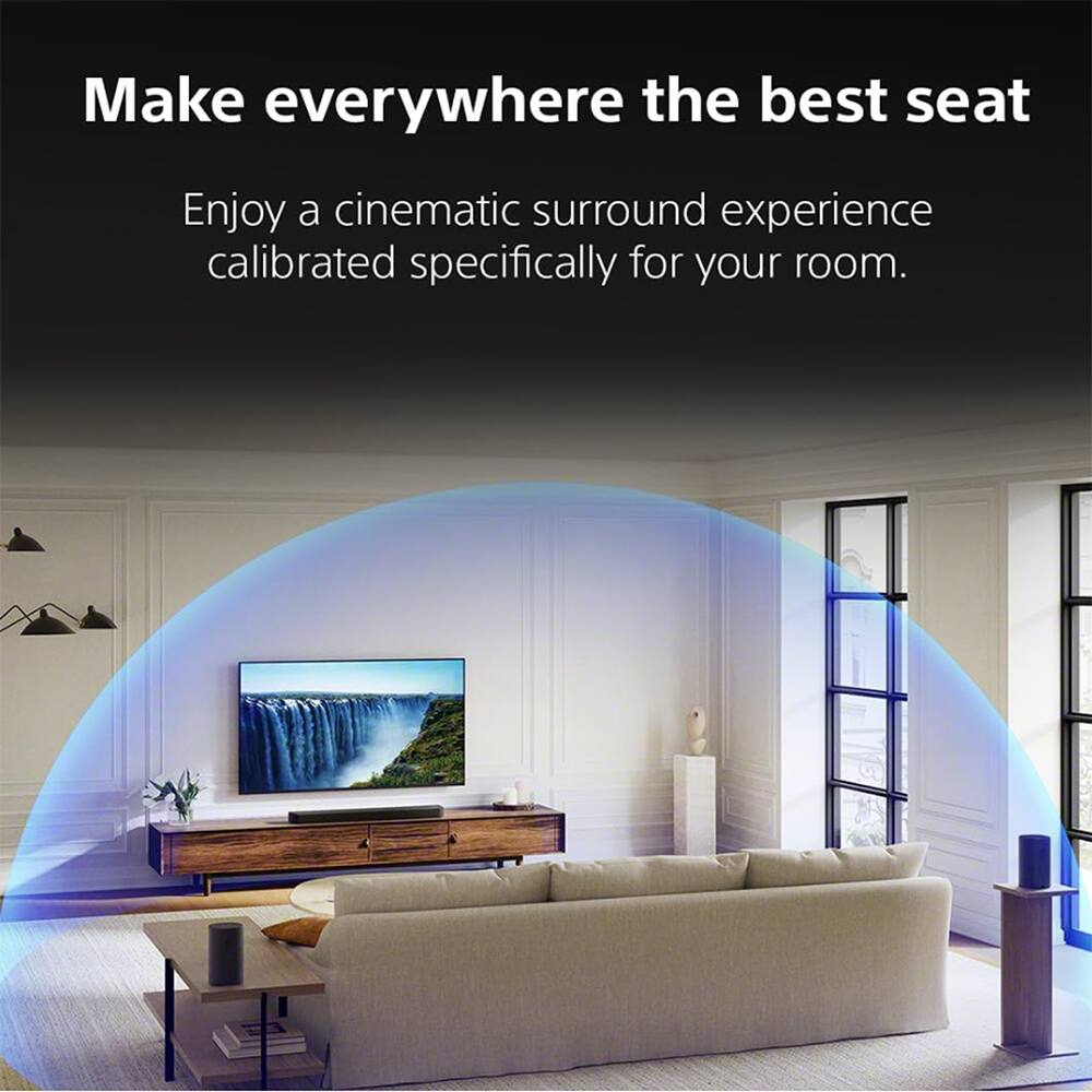 Make everywhere the best seat

Enjoy a cinematic surround experience calibrated specifically for your room.