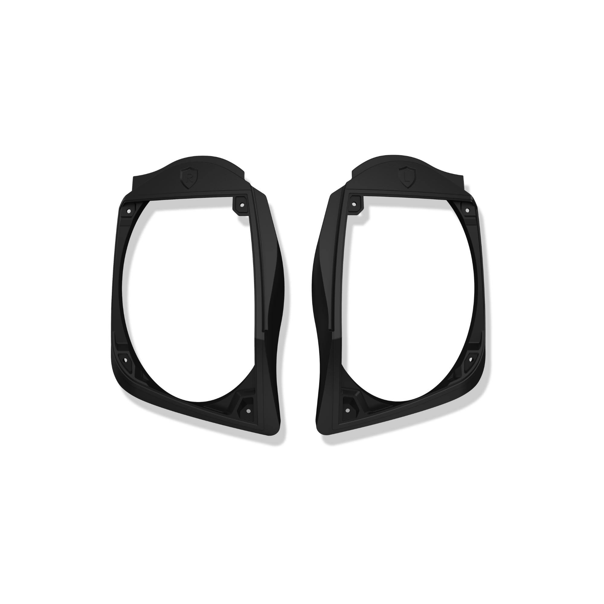 Alt View 2. Wet Sounds - Wet Sounds WS-HAR-SBK SADDLEBAG KIT - Harley Saddlebag Kit (2014-2023) - Black/Gray.