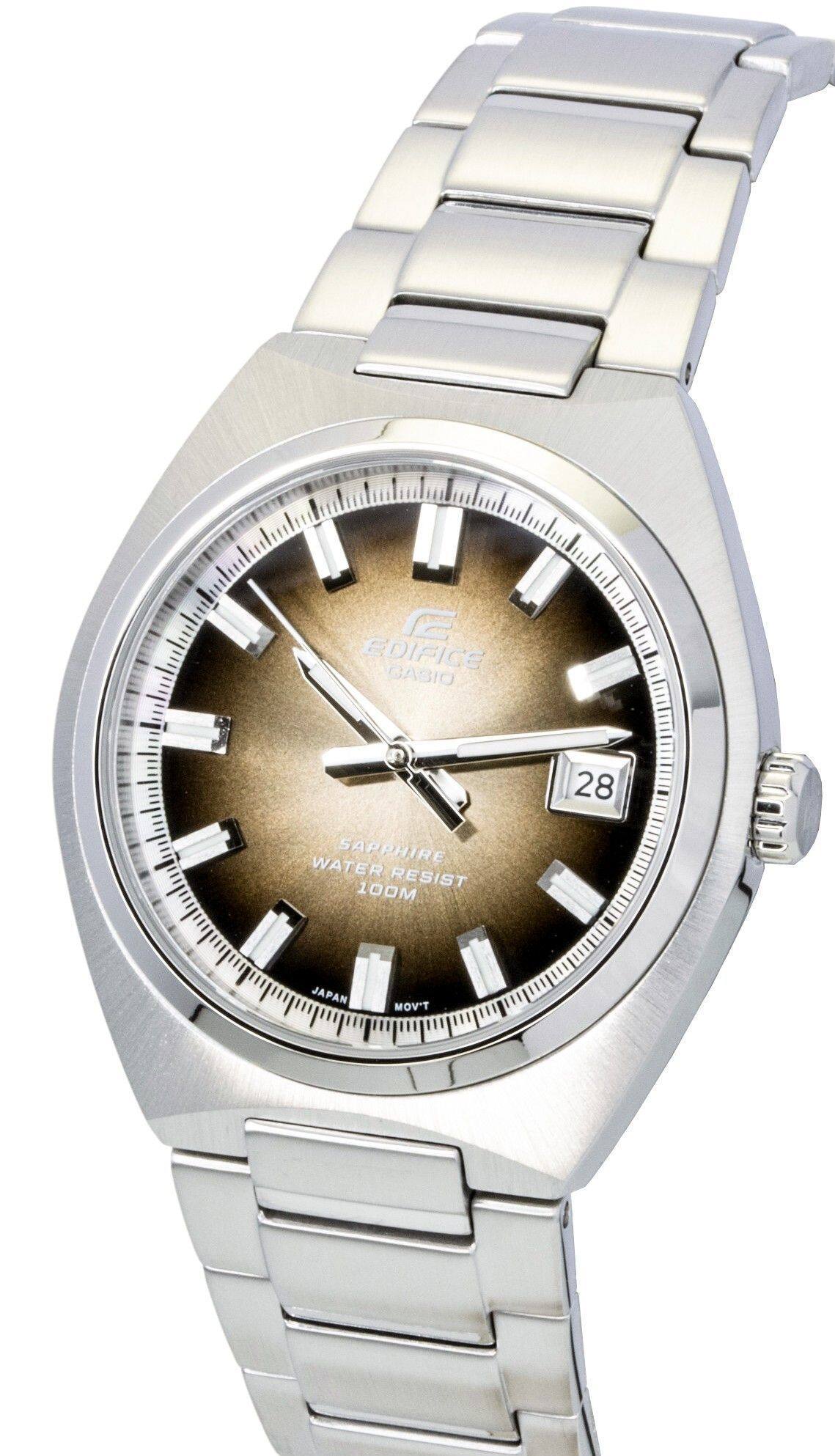 EDIFICE CASIO  
28  
SAPPHIRE WATER RESIST 100M  
JAPAN  
MOV'T