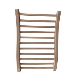 Boyel Living - Hemlock Wood Sauna Backrest with Ergonomic Round Stick Support - Natural