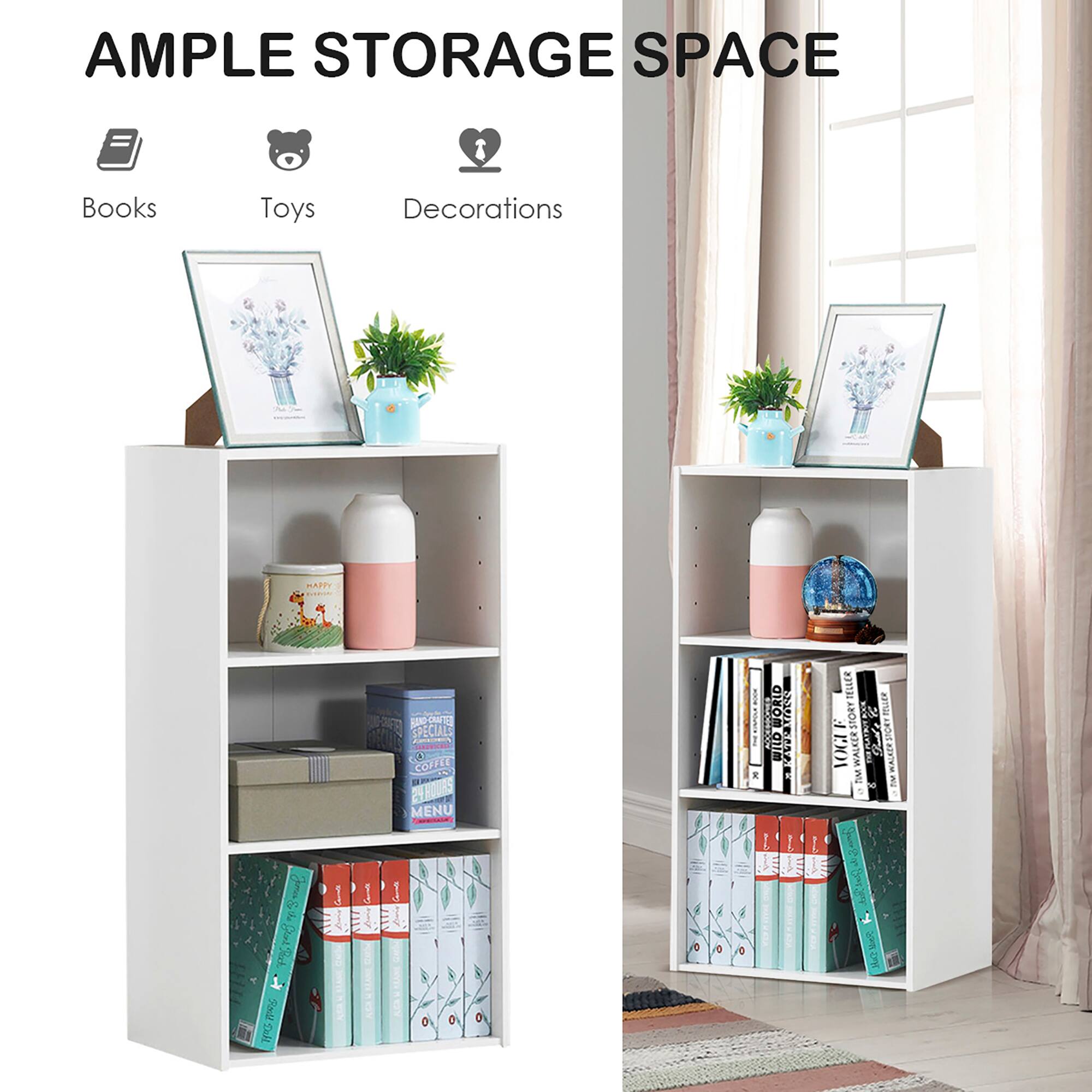 Books, Toys, Decorations, AMPLE STORAGE SPACE