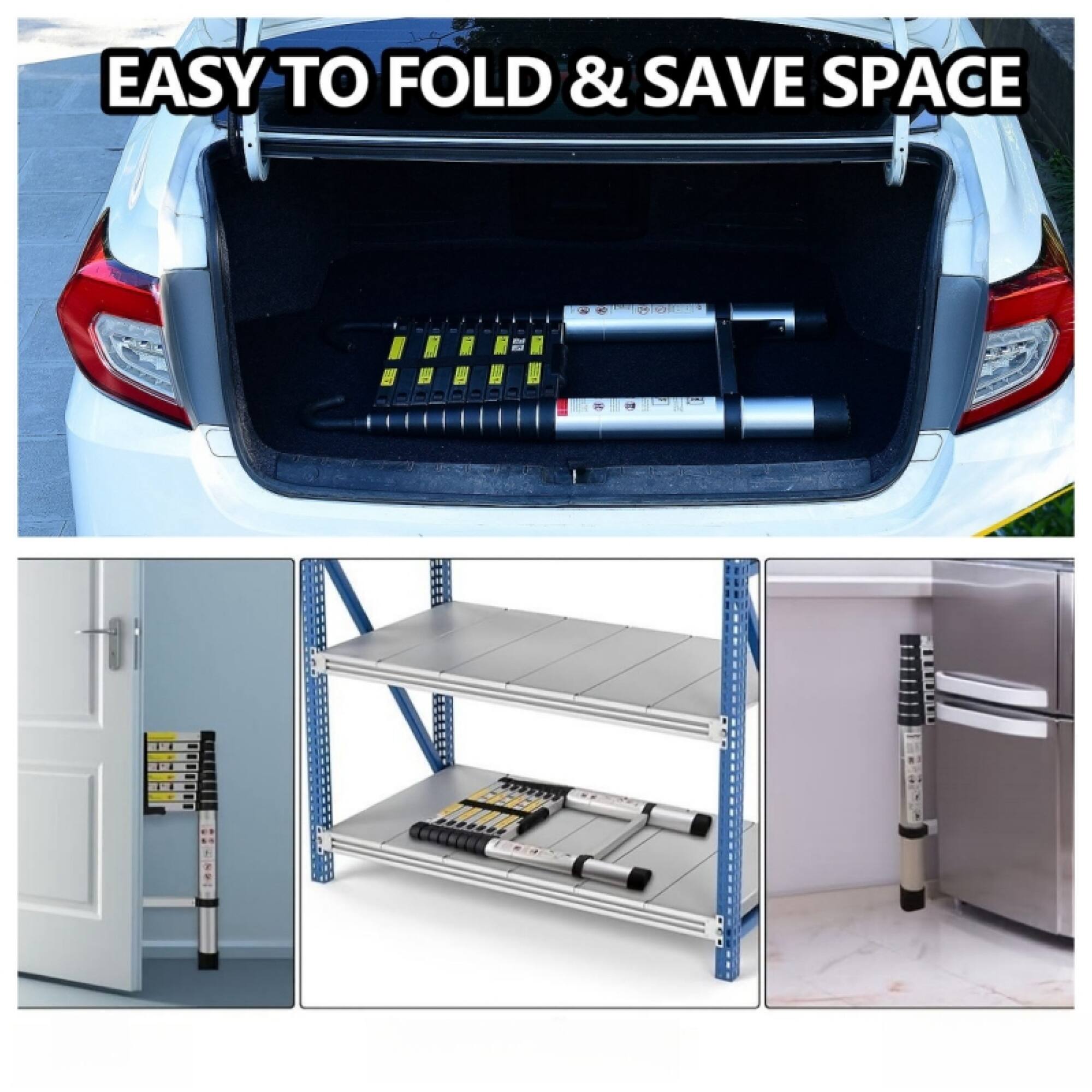 EASY TO FOLD & SAVE SPACE