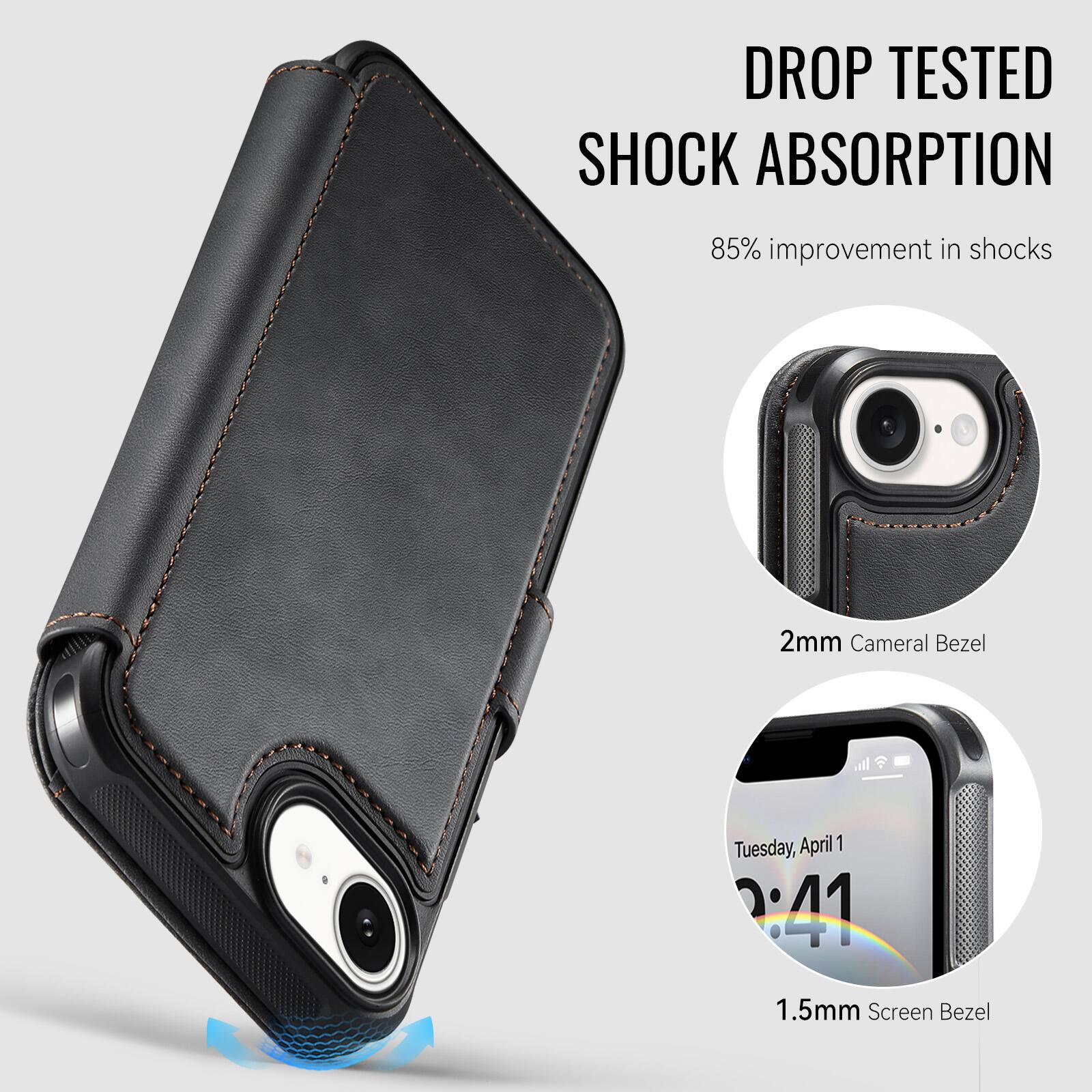 DROP TESTED SHOCK ABSORPTION  
85% improvement in shocks  

2mm Camera Bezel  

1.5mm Screen Bezel  

Tuesday, April 1  
2:41