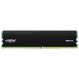Crucial - Micron PRO 32GB DDR4 SDRAM Memory Module - For Notebook - 32 GB (1 x 32GB) - DDR4-3200/PC4-25600 DDR4 SDRAM - 3200 MHz - Unknown