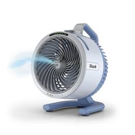 Shark - Refurbished Excellent - FlexBreeze HydroGo Fan, Ultra-powerful portable fan, Indoor & Outdoor Mist - Glacier