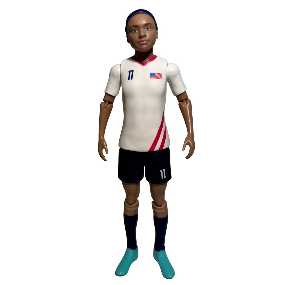 Alt View 1. Banbo Toys - Banbo Toys SOCKERS USWNT Sophia Smith 8" Collectible Soccer Action Figure.