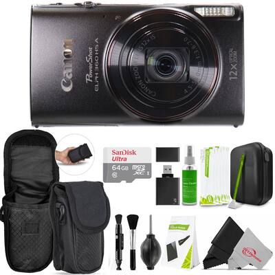 Canon PowerShot ELPH 360 HS A Digital Camera 64GB microSDXC Card Canon PowerShot ELPH 360 HS A Digital Camera 64GB microSDXC Card