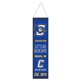 WinCraft - Creighton Bluejays 8" x 32" Wool Evolution Banner - Multicolor