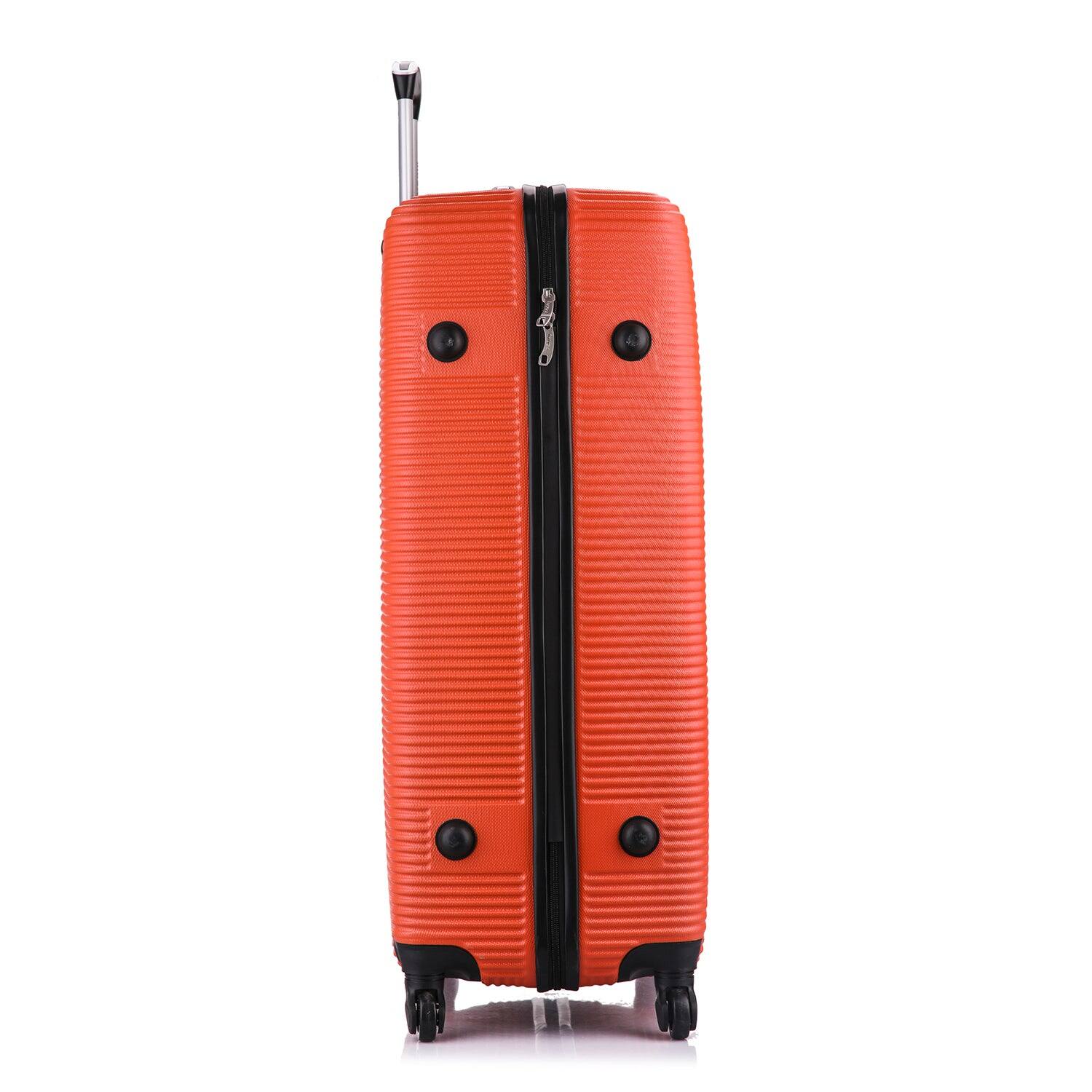 Alt View 3. InUSA - Royal lightweight hardside Spinner Luggage 32" - ORANGE.