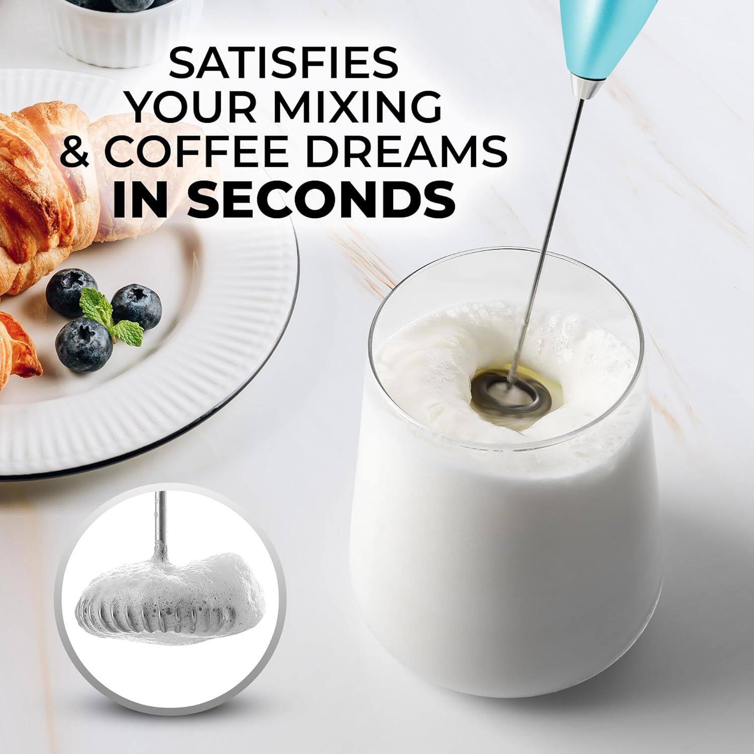 SATISFIES YOUR MIXING & COFFEE DREAMS IN SECONDS