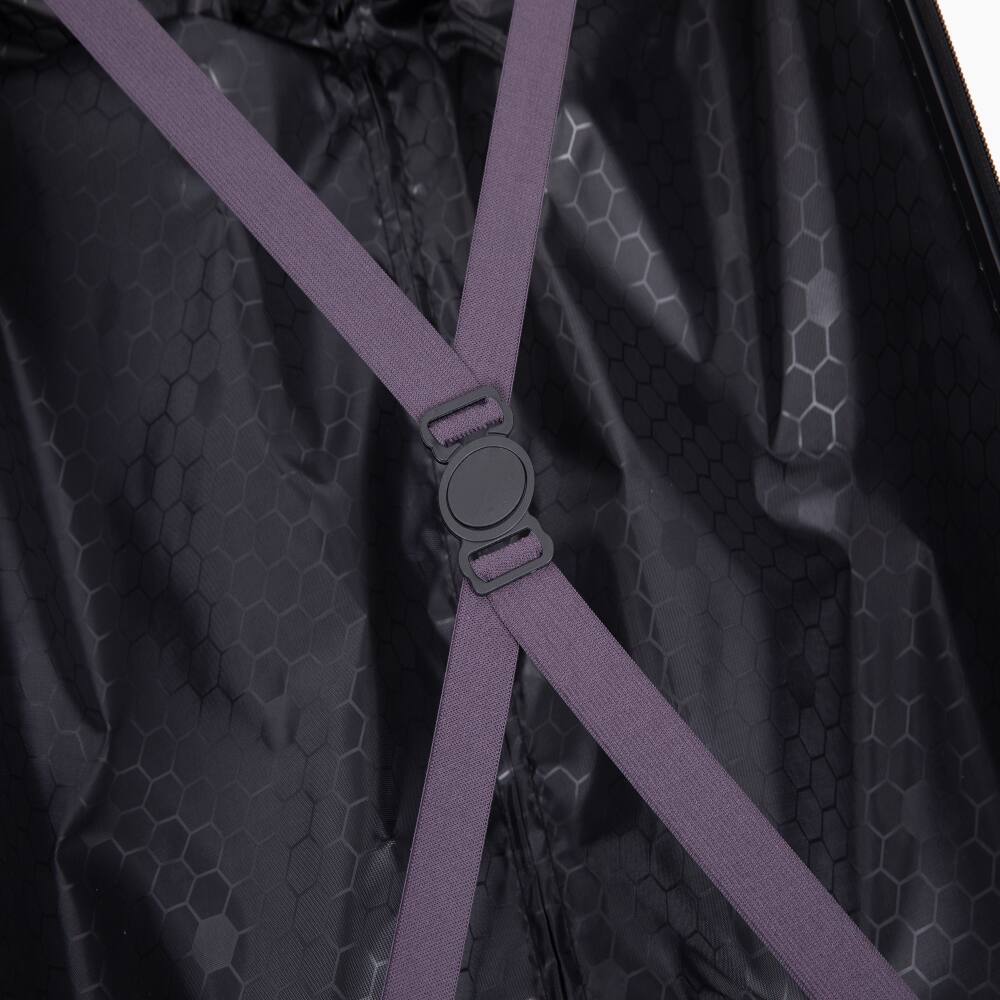 Alt View 9. Ropilly - Ropilly 3 Piece Luggage Set Purple ABS Hardshell Suitcase with Wheels - Purple.