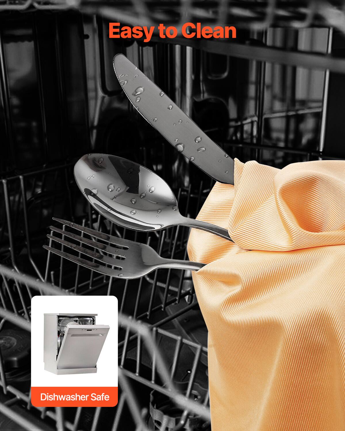 Easy to Clean  
Dishwasher Safe