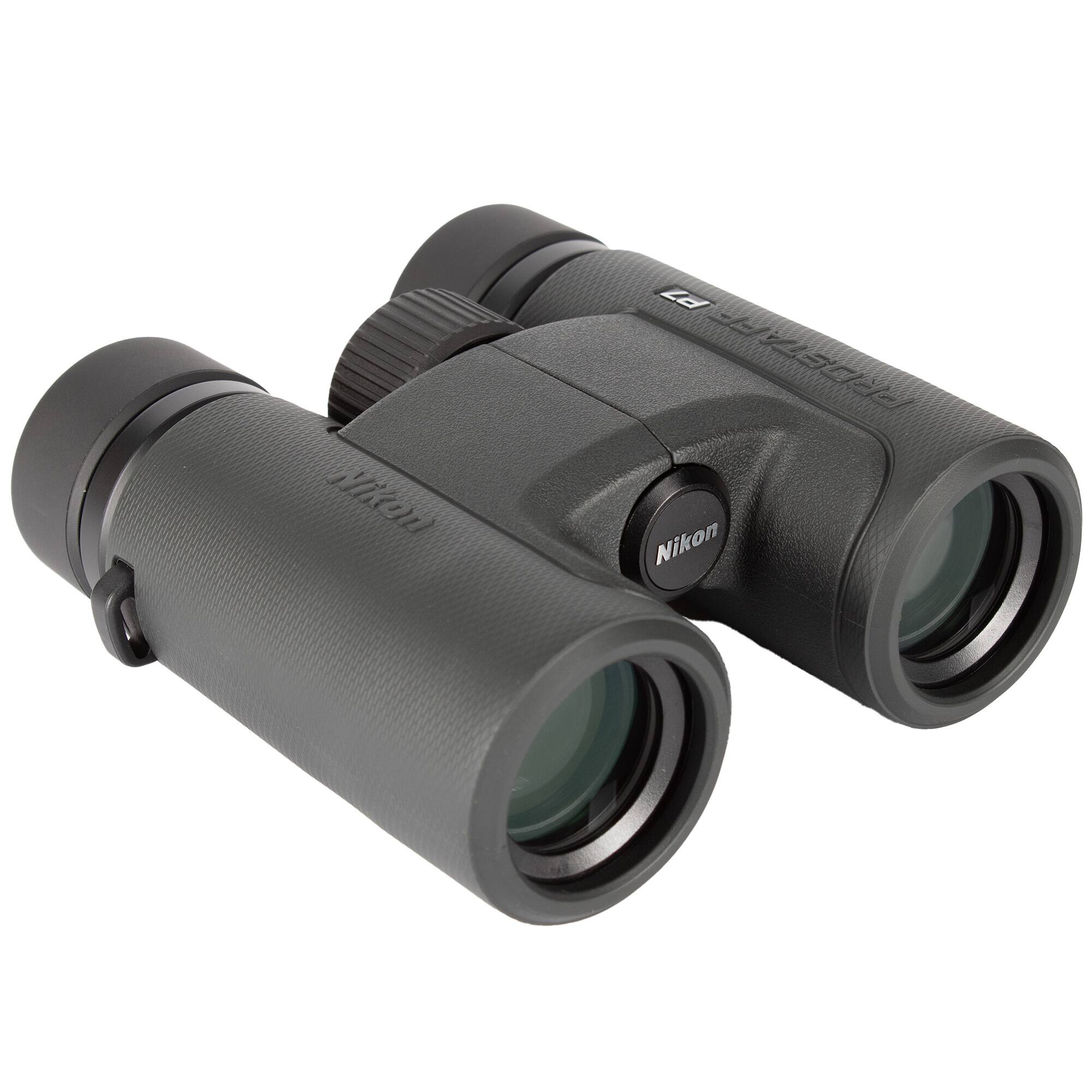 Nikon PROSTAFF P7 8x30 Binoculars Compact Waterproof Bundle with