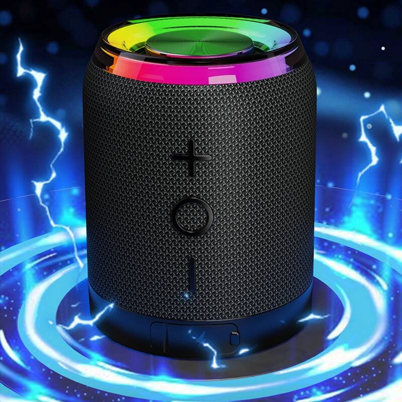 Alt View 2. SKRAN - 2-in-1 Portable Magnetic Bluetooth Speaker -with RGB Lights, for Home, Outdoor & Travel ,Music Lovers, Campers.