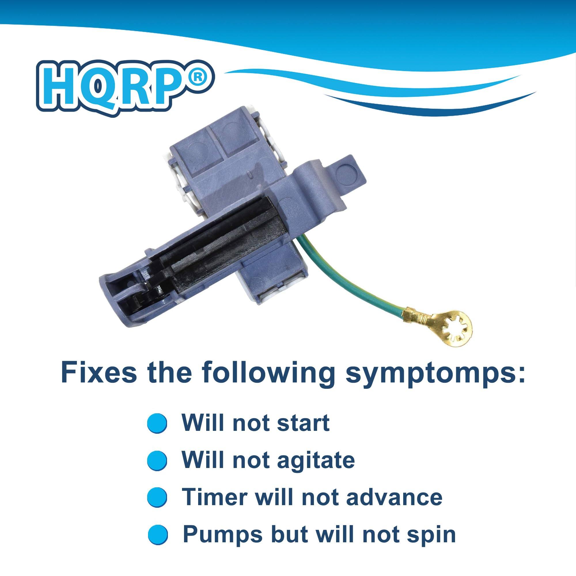 HQRP® Fixes the following symptoms:  
- Will not start  
- Will not agitate  
- Timer will not advance  
- Pumps but will not spin